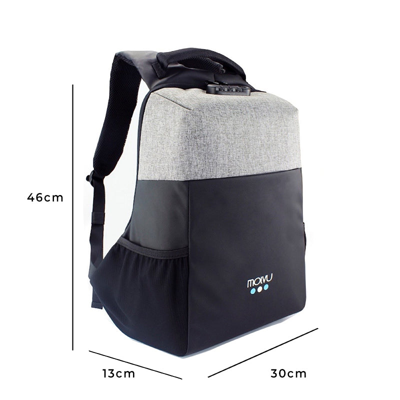 Mochila Go Gris + Organizador-12