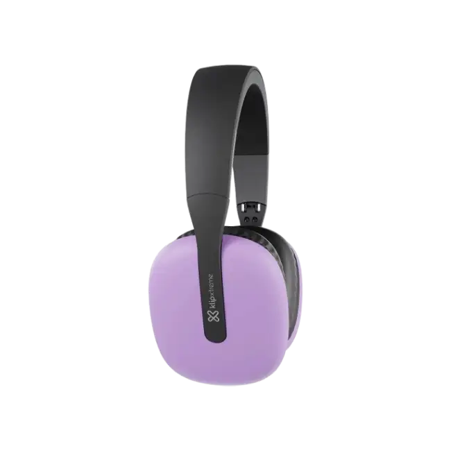 Klip Xtreme - KWH-010PR - Headphones - Para Home audio / Para Portable electronics / Para Professional audio / Para Cellular phone - Wireless - 25Hrs - Purple - BT