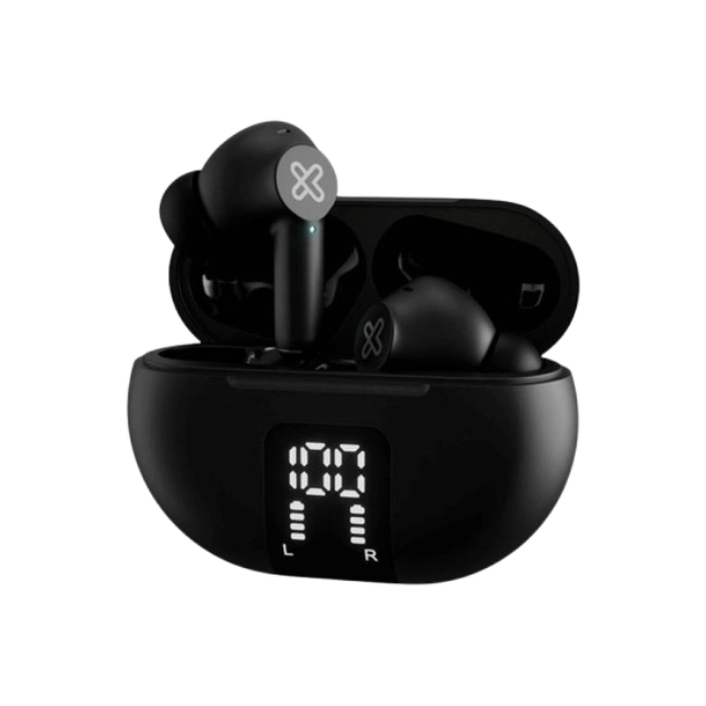 Klip Xtreme - True wireless earphones - Para Phone / Para Portable electronics / Para Tablet - Wireless - 22Hrs ANC Black-3