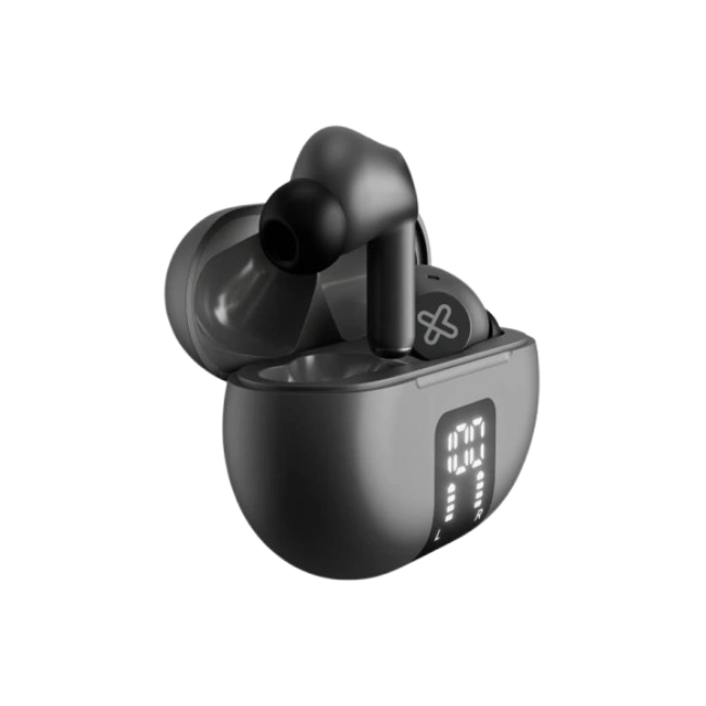 Klip Xtreme - True wireless earphones - Para Phone / Para Portable electronics / Para Tablet - Wireless - 22Hrs ANC Gray-2