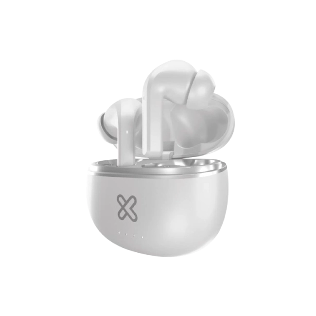 Klip Xtreme - True wireless earphones - Para Phone / Para Portable electronics / Para Tablet - Wireless - 17Hrs IPX White-2