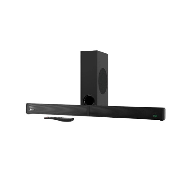 Klip Xtreme KSB-301 - Barra de sonido - Negro - Subwoofer inalámbrico de 2.1 canales y 200 W