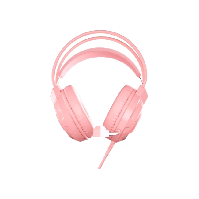 Xtech - XTH-564 - Headset - Para Computer / Para Game console - Wired - 3.5mm+USB Pink