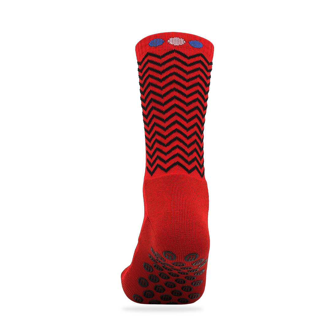 CALCETINES PATA DE CHUCHO FUT - TALLA M (ROJOS)-4