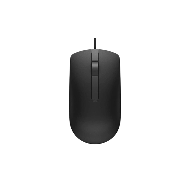 Mouse Dell MS116 Optical Wired - USB Black