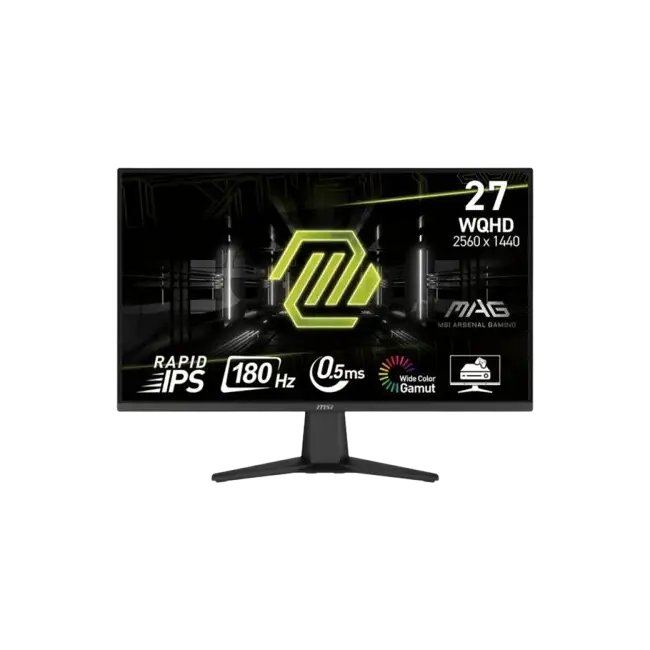 MSI MAG 275QF - QLED monitor - 27" - 2560 x 1440 - Fast IPS - DisplayPort / HDMI - Black - WQHD-1