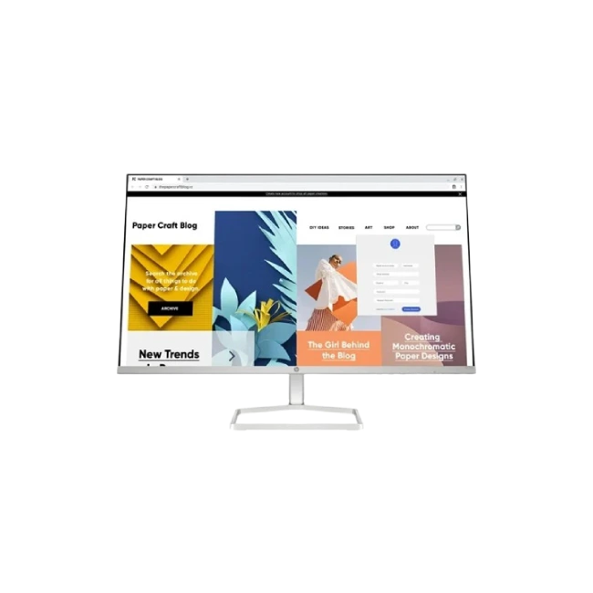 HP - 27" - 1920 x 1080 - IPS White Monitor-527sw