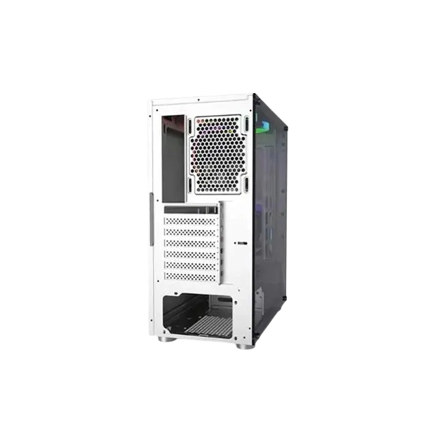 CASE MONTECH FIGHTER 500 MEDIA TORRE CON 3 VENTILADORES COLOR BLANCO-3