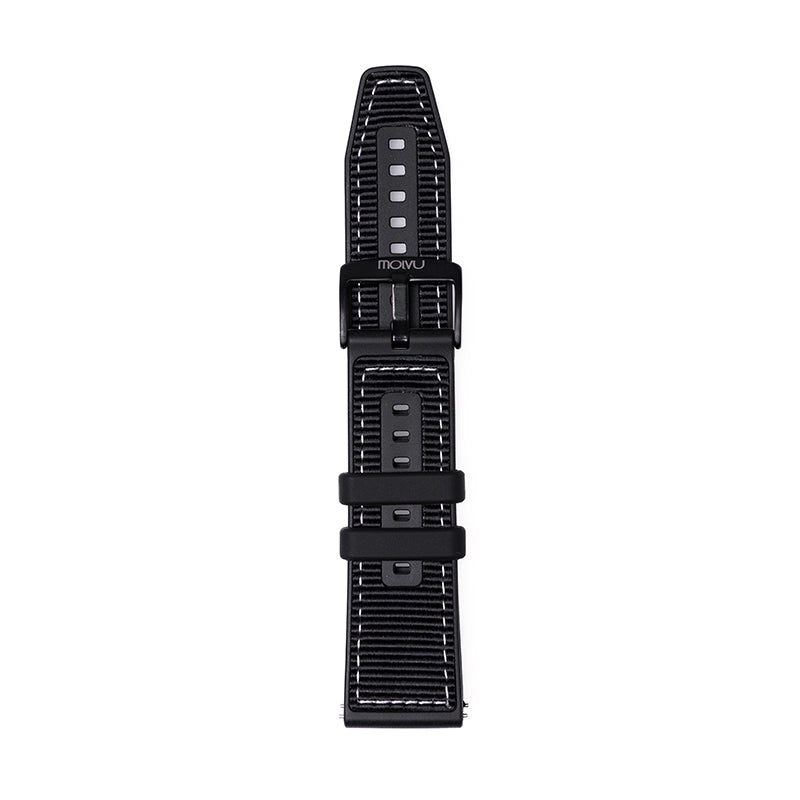 Reloj T8 Negro + Pulsera negro c/bordado-6