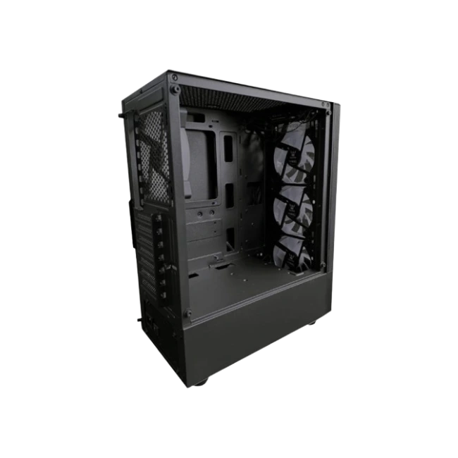 Case Gaming NSX Viper NSXVC08A13P ARGB Color Negro  + Fuente de Poder 650W 80Plus-4