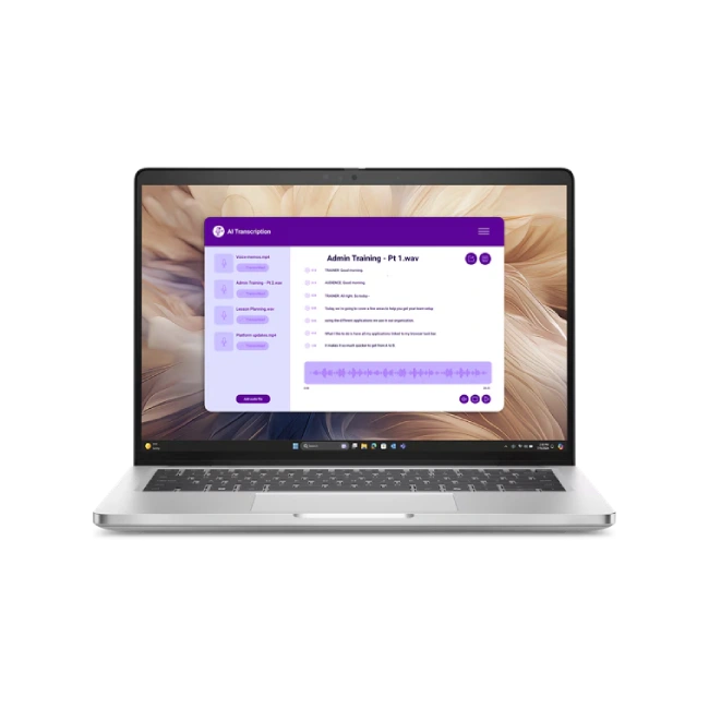 Dell Pro Plus - Notebook - 14" - Intel Core Ultra 7 266VvPro / 5.0 MHz - 16 GB - DDR5 SDRAM - 512 GB - Integrated Intel Graphics - Windows 11 Pro - 3-year warranty - Silver-1
