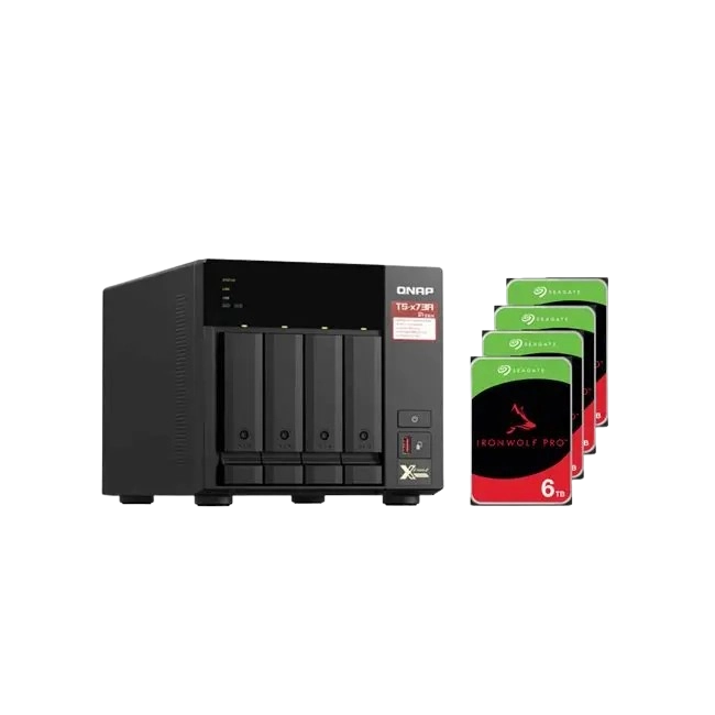 QNAP TS-473A - Servidor NAS - 4 compartimentos - SATA 6Gb/s - RAM 8 GB - 2.5 Gigabit Ethernet-3