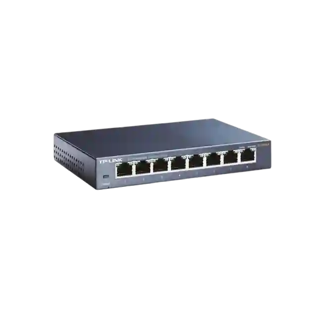 TP-Link TL-SG108 8-port Metal Gigabit Switch - Conmutador - sin gestionar - 8 x 10/100/1000 - sobremesa-1