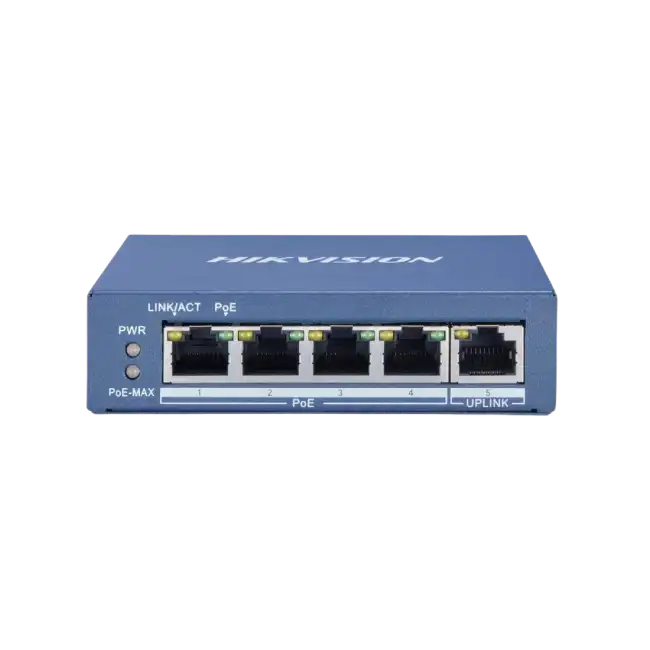 Hikvision - Switch - 4 - Gigabit Smart POE Switch DS-3E-3