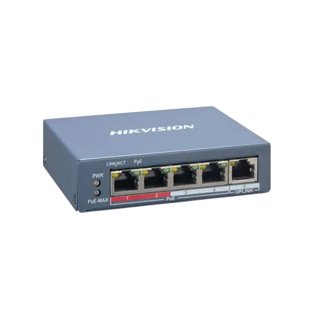 Hikvision - Switch - 4 - Gigabit Smart POE Switch DS-3E-2