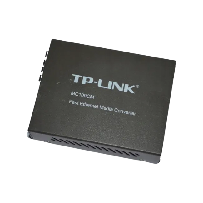 TP-Link MC100CM - Conversor de soportes de fibra - 100Mb LAN - 10Base-T, 100Base-FX, 100Base-TX - RJ-45 / modo múltiple SC - hasta 2 km - 1310 nm