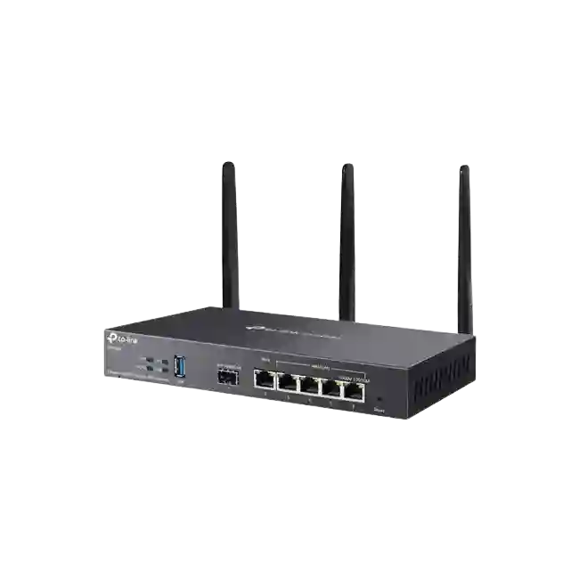TP-LINK ER706W V1 - Enrutador inalámbrico conmutador de 4 puertos - 1GbE - Puertos WAN: 6 - Wi-Fi 6 - Doble banda - montaje en pared-3