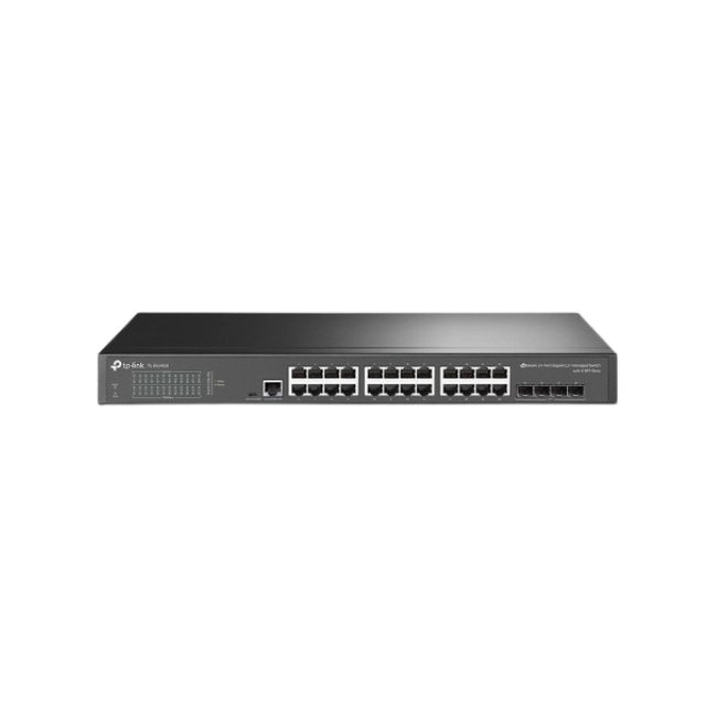 TP-Link - Omada 24-Port Gigabit L2+ Man-1
