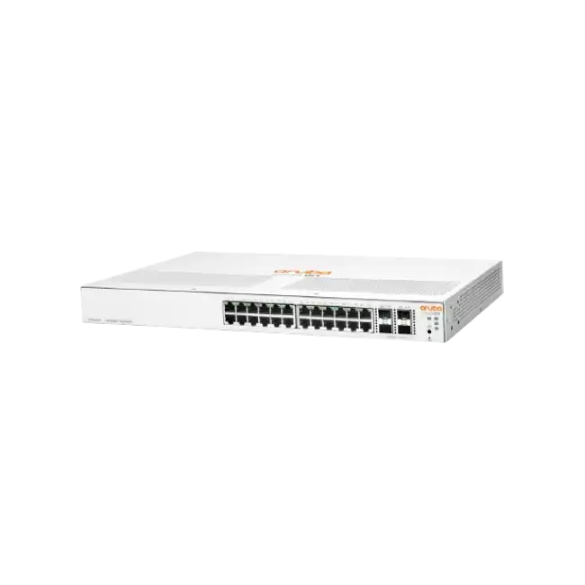 HPE Networking Instant On 1930 24G Class4 PoE 4SFP/SFP+ 370W Switch - Conmutador - L3 - Gestionado - 24 x 10/100/1000 (PoE) + 4 x 1 Gigabit / 10 Gigabit SFP+ - montaje en rack - PoE (370 W)-2