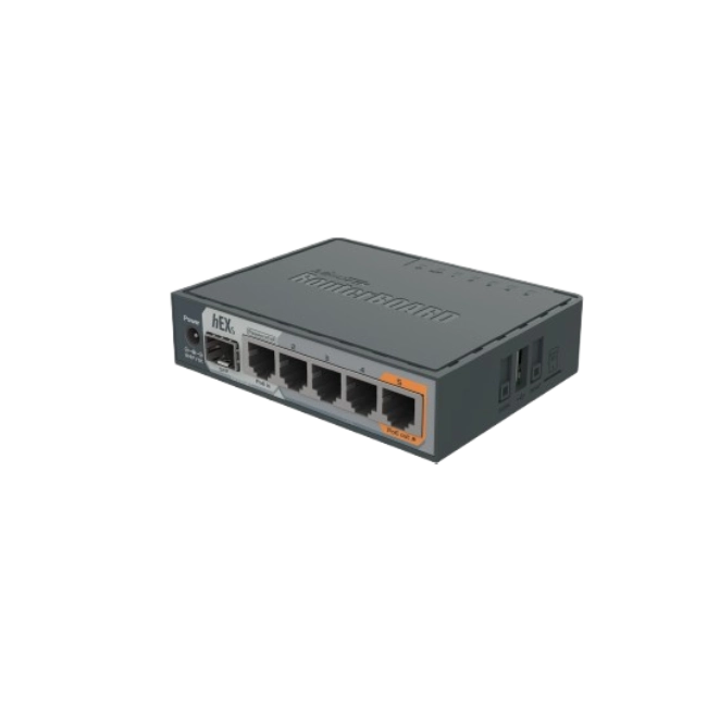 MikroTik RouterBOARD hEX S - Router conmutador de 4 puertos - 1GbE - Puertos WAN: 2
