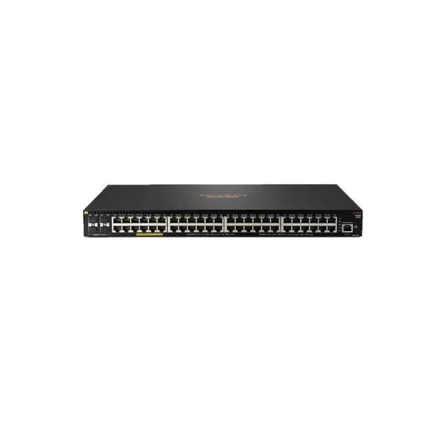 Aruba 2930F 48G PoE+ 4SFP - Conmutador - L3 - Gestionado - 48 x 10/100/1000 (PoE+) + 4 x Gigabit SFP (enlace ascendente) - montaje en rack - PoE+ (370 W)