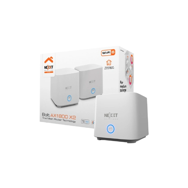 Nexxt Solutions Home - Wireless router - Wireless - 802.11a/b/g/n/ac - Desktop - 2 pack