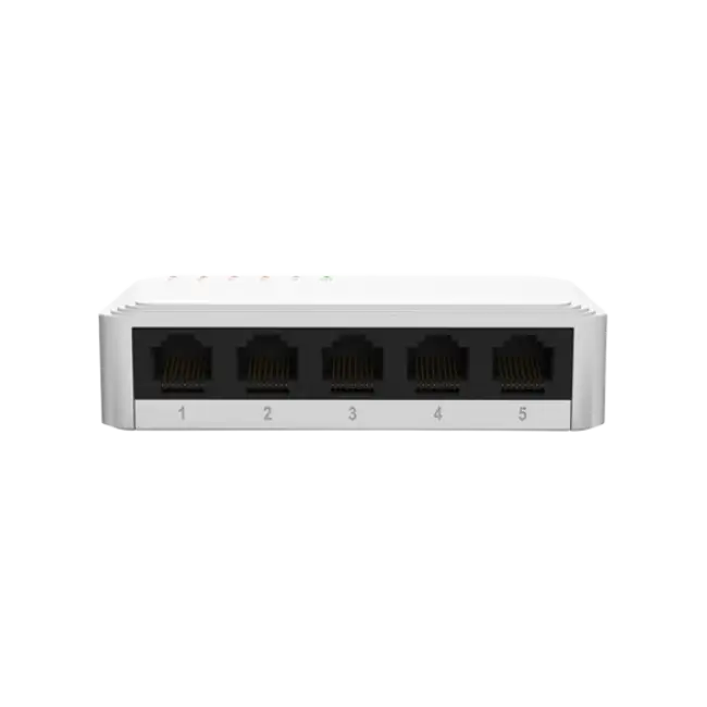 Nexxt Infrastructure - Switch - Gigabit Ethernet - 5 x 10/100/1000 - 1 Gigabit Ethernet - Essential Naxos 501-G 110/220V