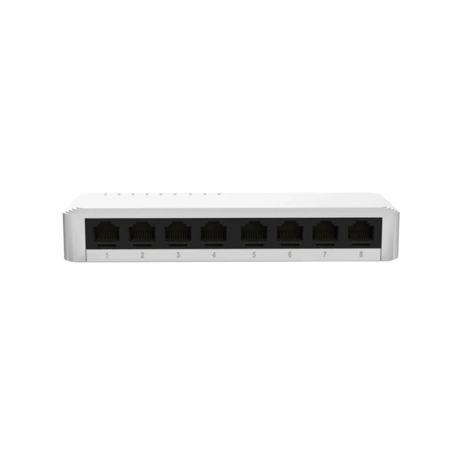 Nexxt Infrastructure - Switch - Gigabit Ethernet - 8 x 10/100/1000 - 1 Gigabit Ethernet - Essential Naxos 801-G 110/220V-3