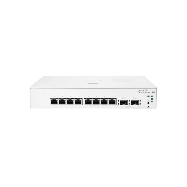 HPE Networking Instant On 1930 8G 2SFP Switch - Conmutador - L3 - Gestionado - 8 x 10/100/1000 + 2 x Gigabit SFP - sobremesa-1