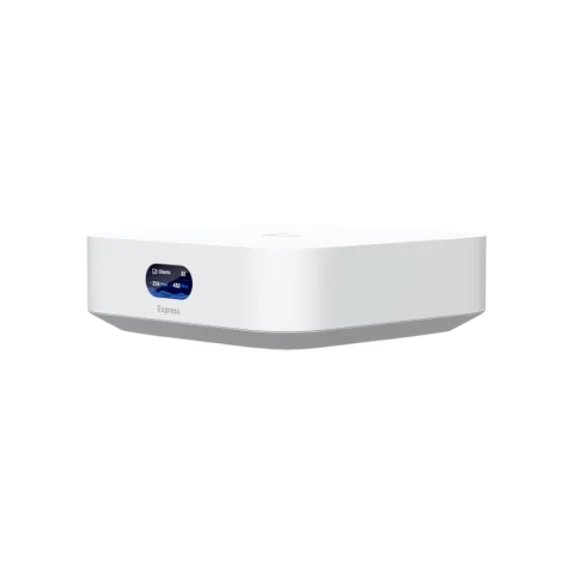 Ubiquiti UniFi - Router – Inalámbrico - Material de la carcasa: Policarbonato - Interfaz de gestión: Ethernet Bluetooth - Interfaz de red LAN: (1) puerto GbE RJ45 - WAN: (1) puerto GbE RJ45 - Método de alimentación: USB tipo C (5 V CC/3A) - MIMO: 2,4 GHz/