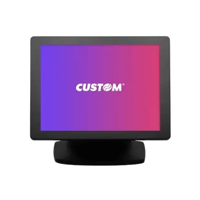 Custom PCPOS PATH15 - Todo en uno - 1 x Celeron J1900 / hasta 2.42 GHz - RAM 4 GB - SSD 128 GB - HD Graphics - Win 10 IoT, 64 bits - monitor: LCD 15" 1024 x 768 (XGA) pantalla táctil-4