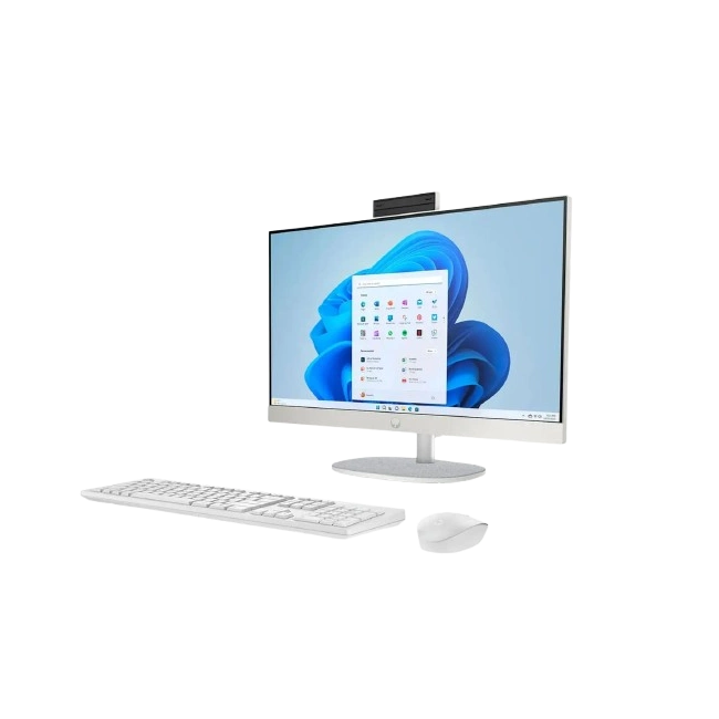 HP 24-cr0250la - All-in-one - AMD Ryzen 5 7520U / 4.3 GHz - DDR5 SDRAM - 512 GB SSD - 23.8" - UMA - Windows 11 Home - White
