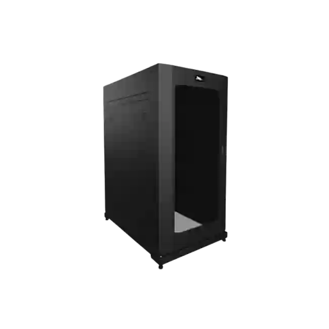 GABINETE SOLUTIONS SKD 42U 19" SERVER RACK W800MM D1000MM 4 CAJAS COLOR NEGRO NEXXT-4