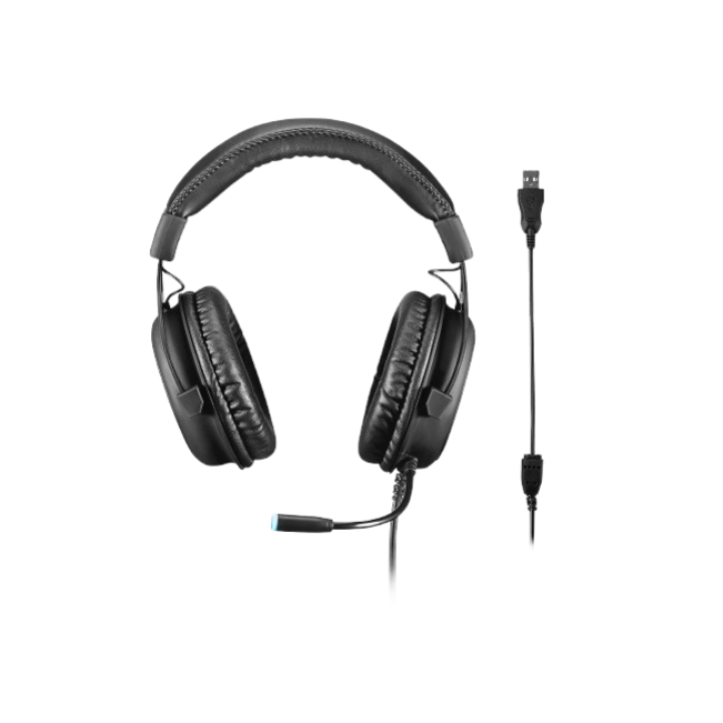 AUDIFONO WARRIOR VOLKER HEADSET 7.1 USB LED AZUL - MULTILASER