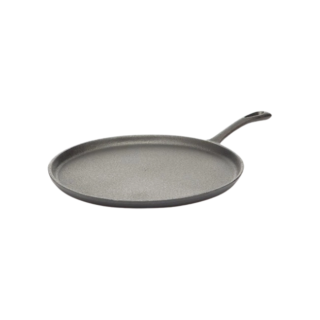 Sarten Pizza Picca Ferro 28" cm Hierro Fundido Color Negro-1