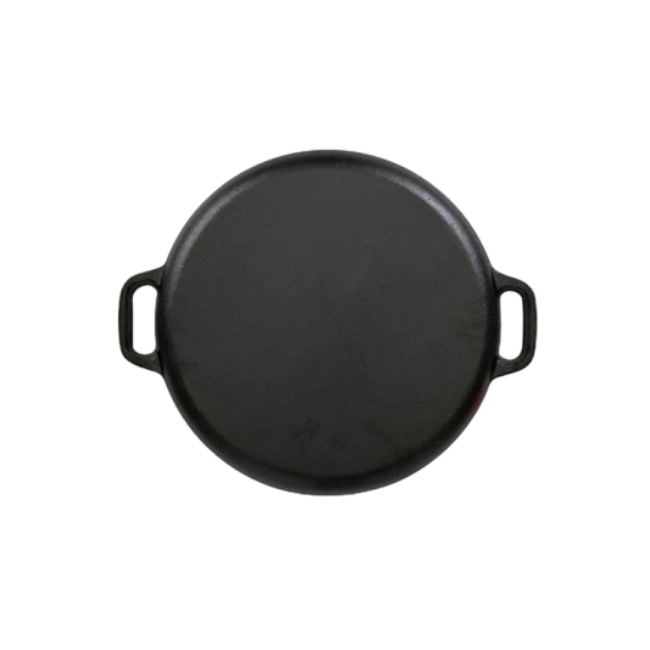 Sarten Comal Ferro 34" cm Hierro Fundido Color Negro-3