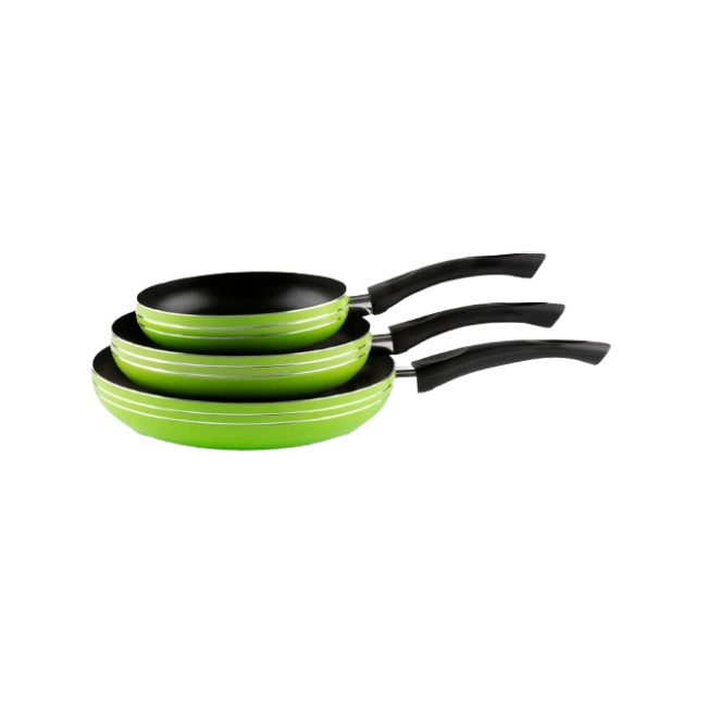 Juego de Sartenes Picca Cerdeña PI003SSTE 20" - 26" - 30"cm Color Verde-1