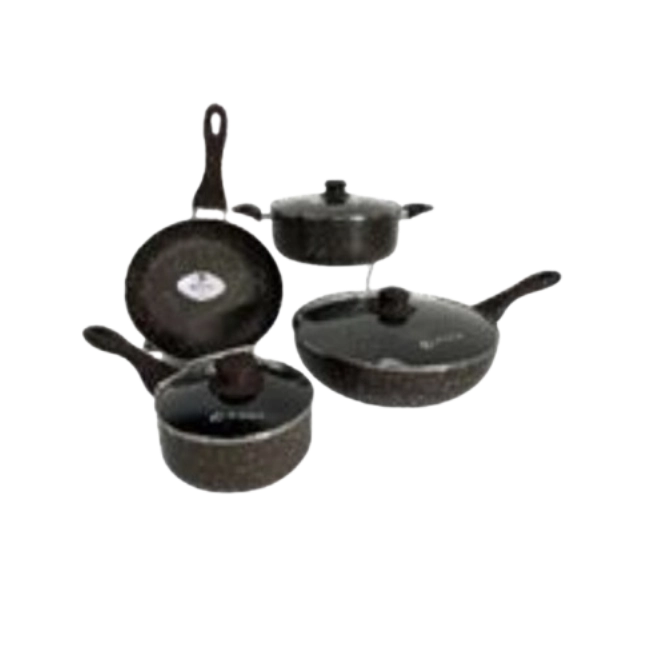 Bateria de cocina Picca Verona 7 piezas Color Gris Oscuro-2