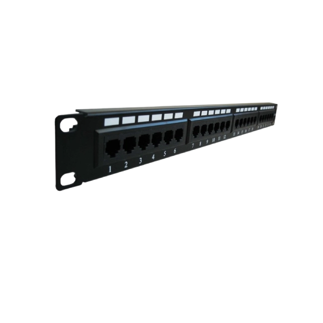 PATCH PANEL PP6024 CAT 6 24 PUERTOS BLOCK 110 BARRA ALIVI-2