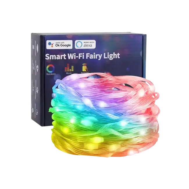 Set de Luces Tuya PST-MSL-10M Smart WiFi 10 Metros DC5V 2A 10W RGB-2