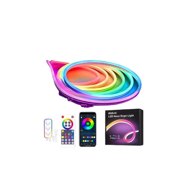 Tira de Luces Neon Tuya PST-NH-5M Smart WiFi & Bluetooth DC12V/2A 10W RGB Magic color 5 Metros