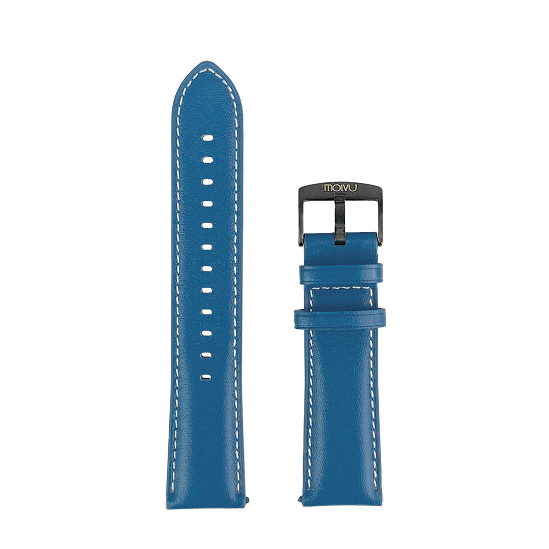 Pulsera T7 y T8 cuero azul-1
