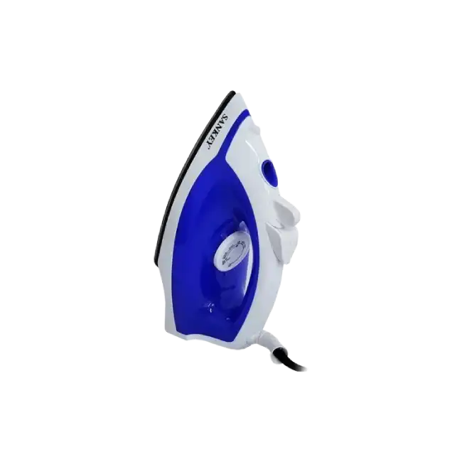Plancha de Ropa Sankey PV-106 1100X Vapor Auto Limpieza Color Blanco con Azul-2