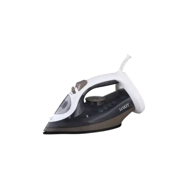 Plancha de Ropa Sankey PV-503 1000W Vapor Auto Limpieza Color Blanco con Negro-1