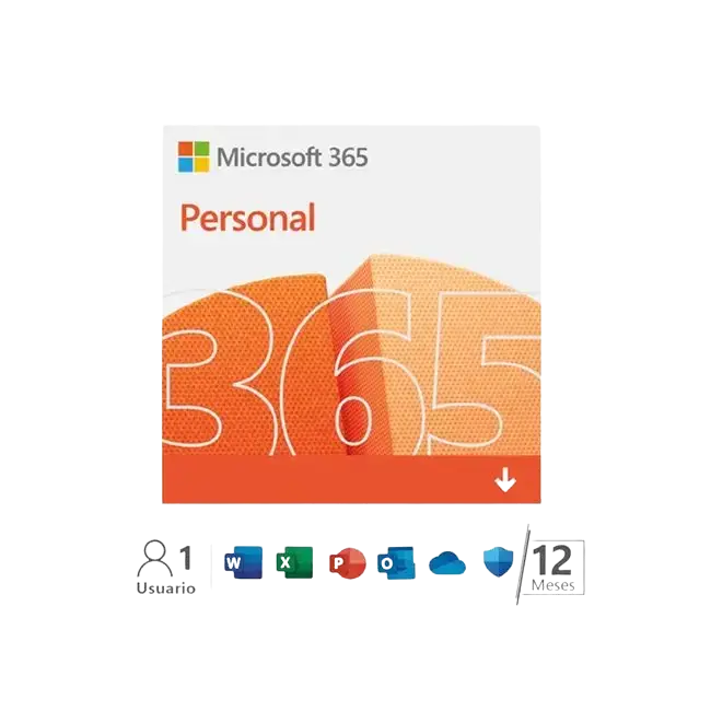 LICENCIA MICROSOFT 365 PERSONAL 1 AÑO WINDOWS MAC QQ2-00008-2