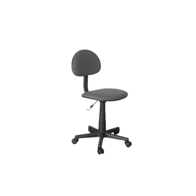 SILLA DE OFICINA QZY-B1 GRAY SIN BRAZOS COLOR GRIS XTECH-2