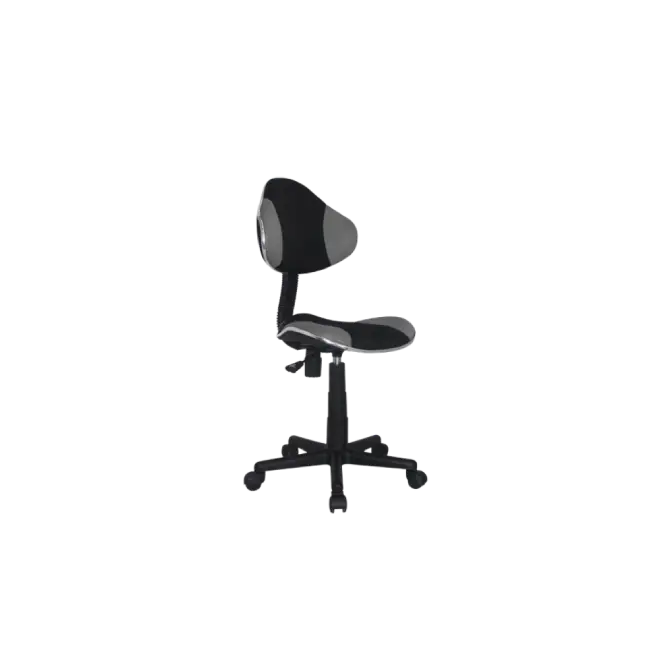 SILLA DE OFICINA QZY-G2B AM160GEN96  SIN BRAZOS COLOR NEGRO/GRIS XTECH-2