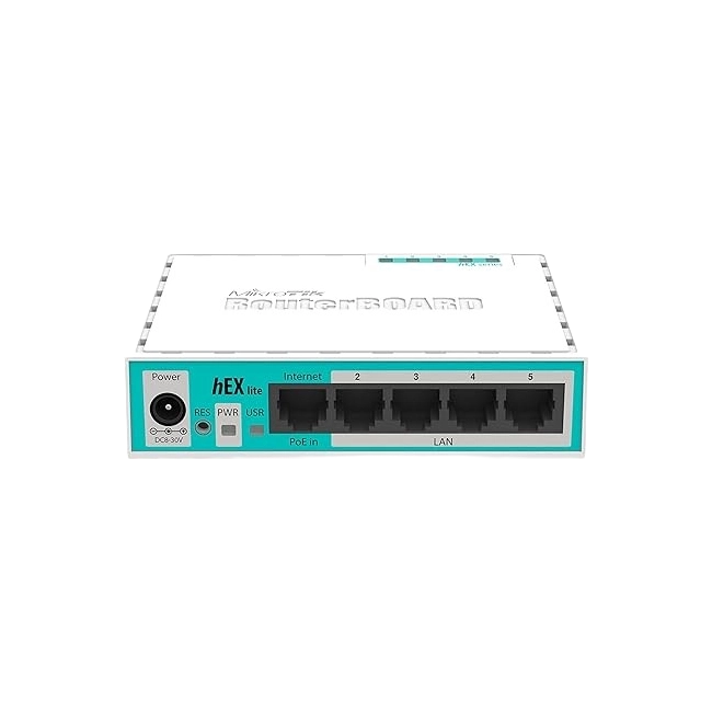 Router AP Mikrotik RB750R2 5 Puertos 10/100 Plastico-3