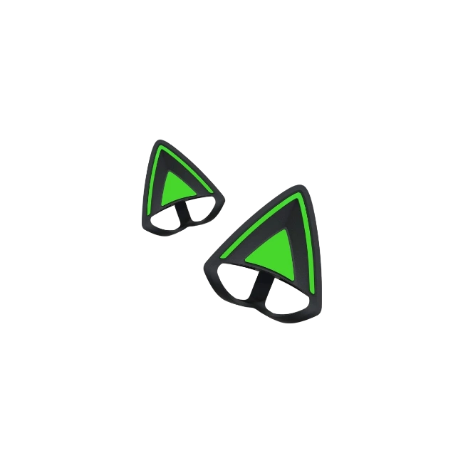 Orejas Para Headset Razer RC21-02230100-R3M1 Gamer Kitty Ears V2 Color Negro