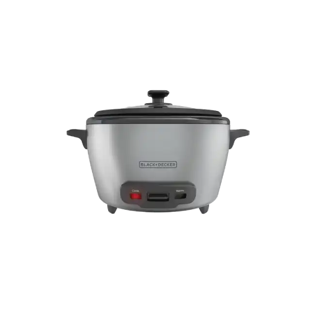 Olla Arrocera Black+Decker RC5200M 20 Tazas Color Plateado